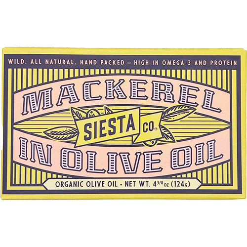 Mackerel in Organic Extra Virgin Olive Oil